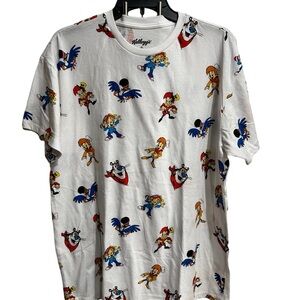 Kellogg's White Cartoon Print Men's Tee